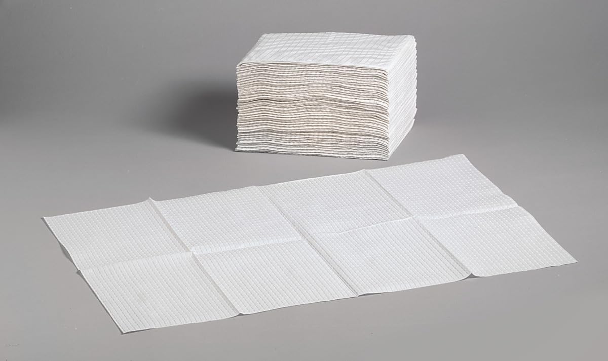 Foundations 2-Ply Disposable Non-Waterproof Baby Changing Station Liner Refills for Commercial