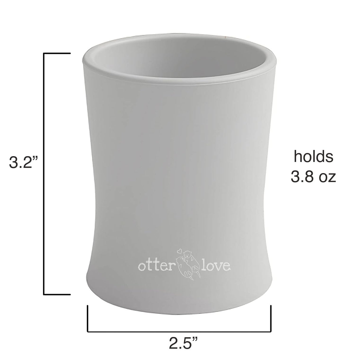 otterlove Silicone Baby & Toddler Training Cup - Pediatric OT Approved - 100% Platinum Pure LFGB