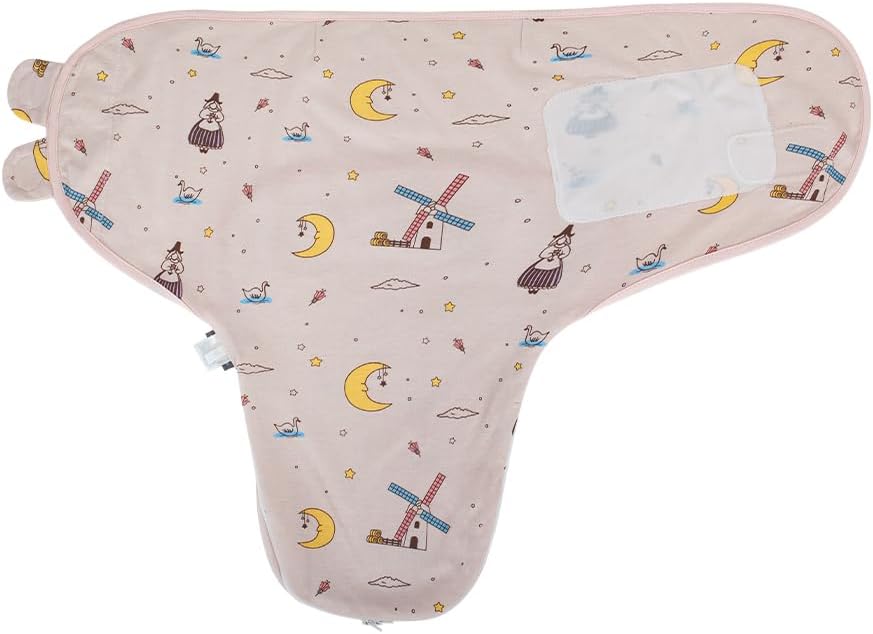 HOUSBAY 100% Cotton Baby Swaddle Sleep Sacks for Newborn Swaddling Blankets Adjustable 2-Way Zipper