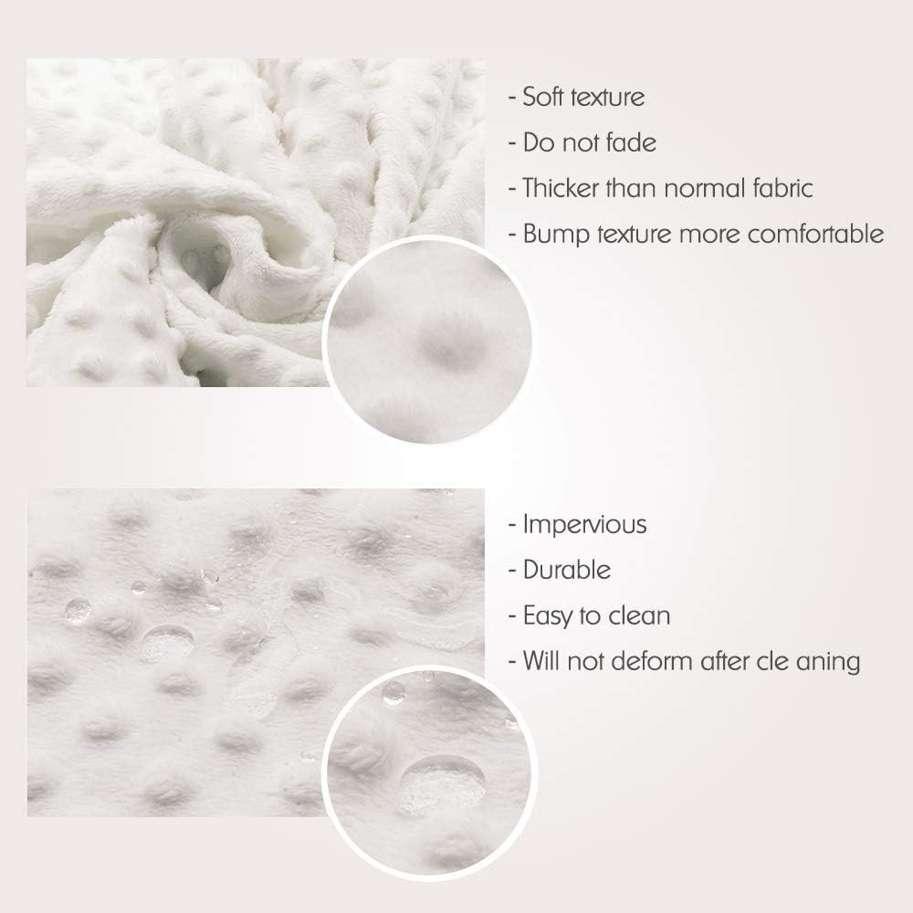 Baby Changing Pad Cover, Super Soft Plush Dot Diaper Changing Table Covers for Baby Girls and Boys