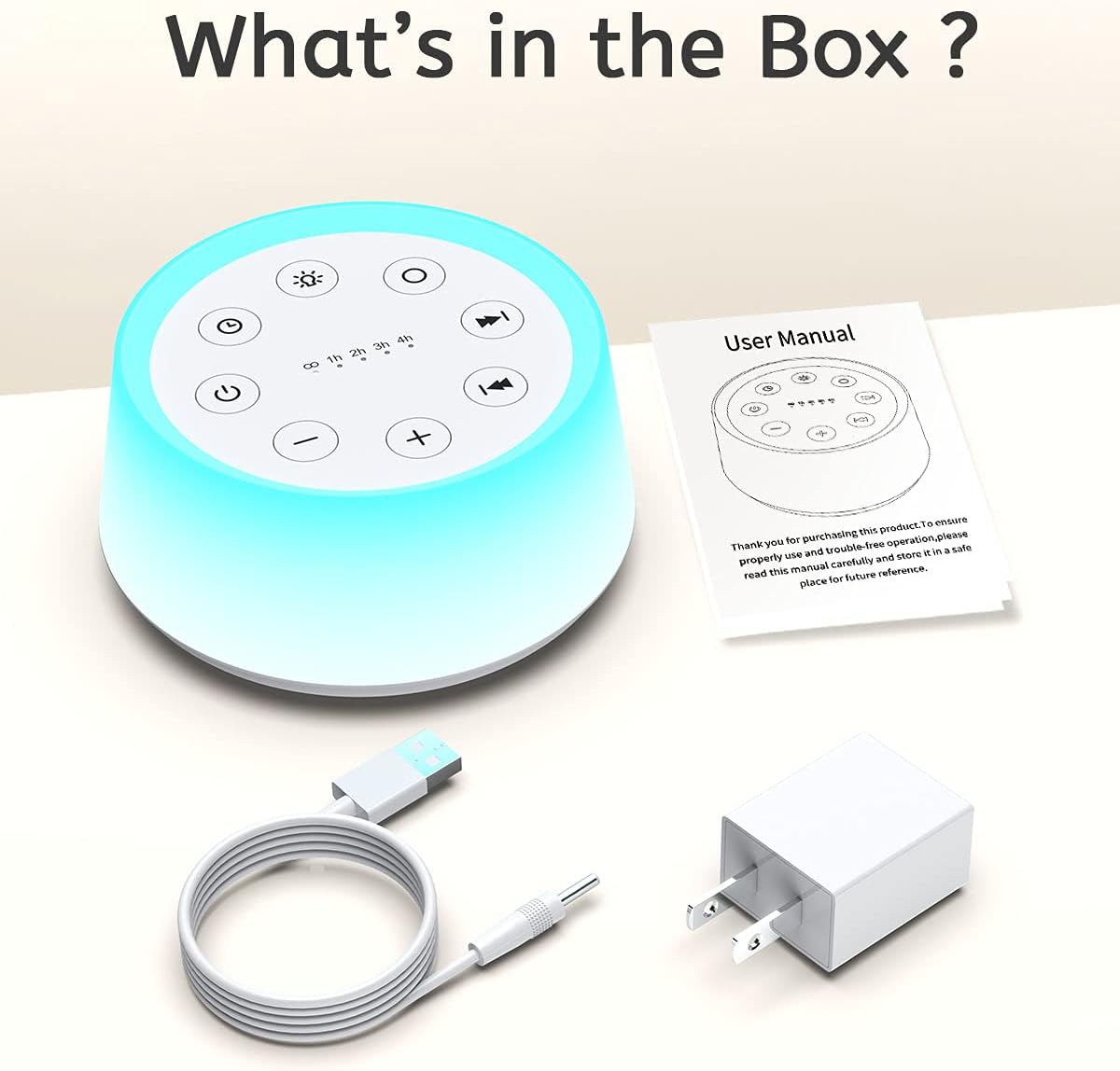 ColorsNoise Sound Machine and White Noise Machine with 30 Soothing Sounds with 12 Colors Baby Night