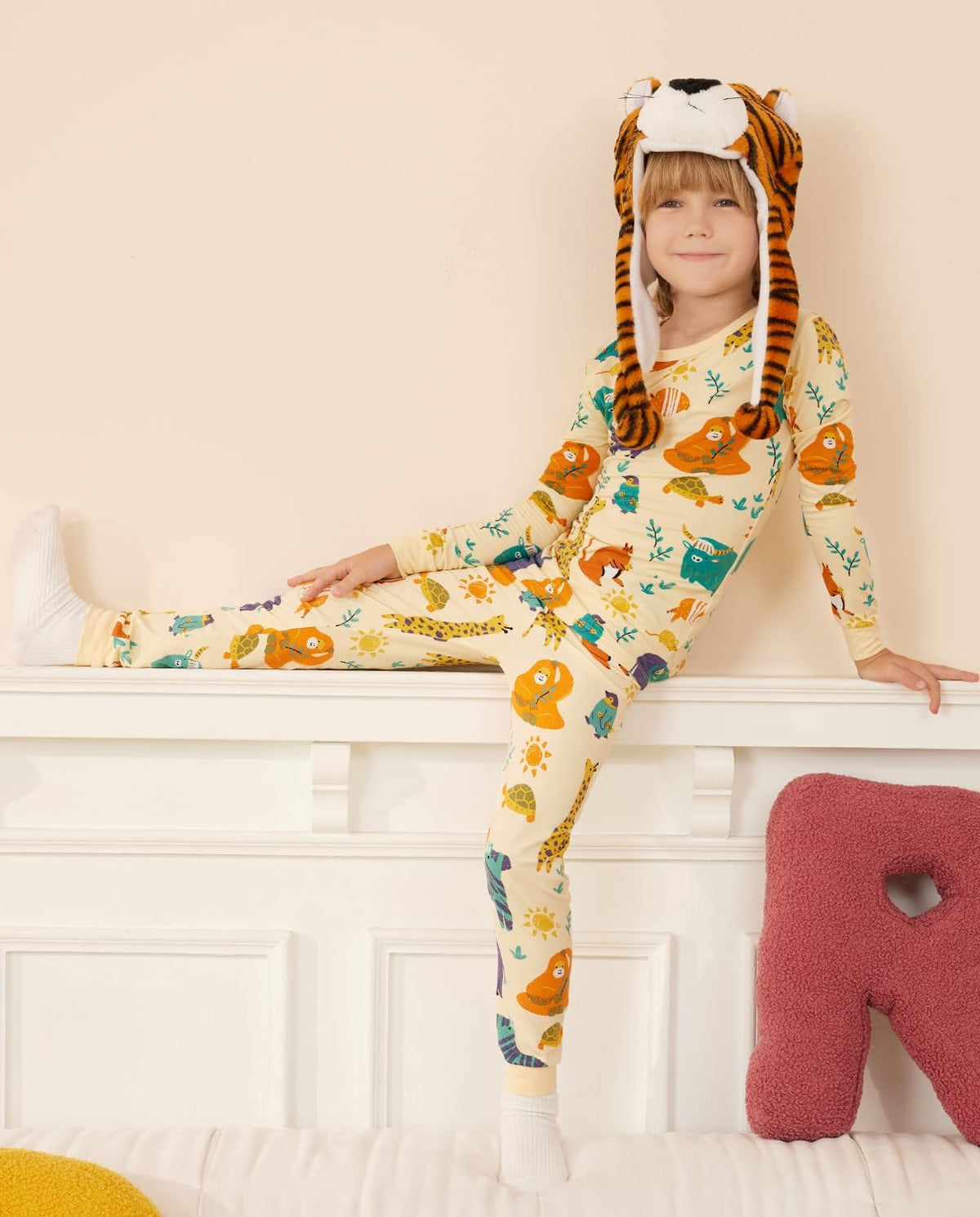 Bamboo Viscose Toddler Pajamas Boys Girls Baby 12M-8Y Pjs Sets Kids 2pcs Snug fit Long-Sleeve