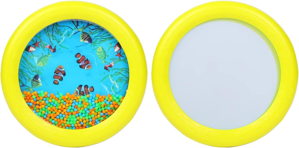 Musfunny Ocean Drum Wave Bead Drums Gentle Sea Sound Music Gift Musical Educational Sea Sound Drum