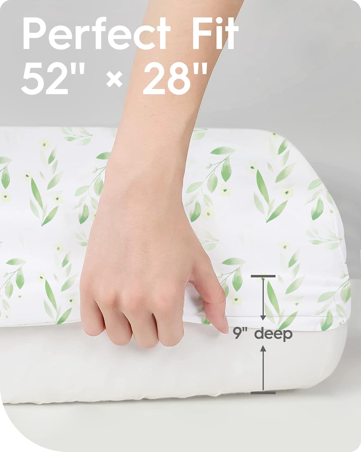 Crib Sheets for Boy Girl, Premium Soft Crib Mattress Fitted Sheet, Ultra Breathable Baby Sheets