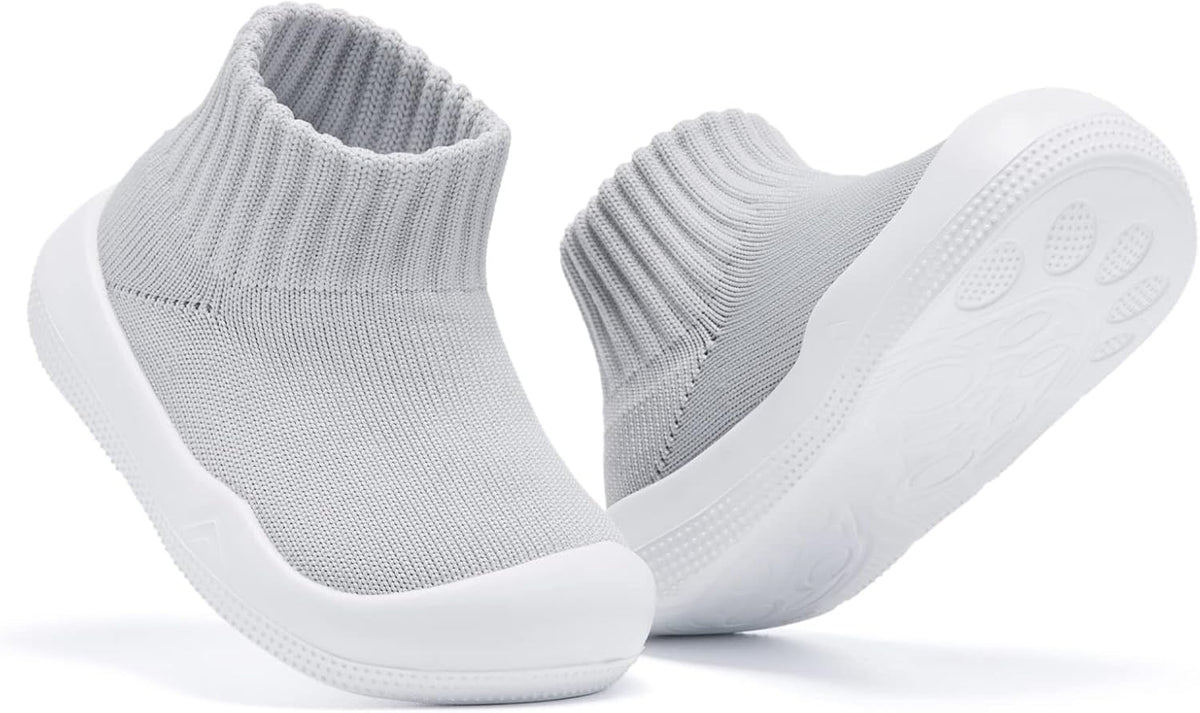 Eashi Baby Boy Girl Non-Skid Indoor Infant Walking Shoes Breathable Warm Elastic Sock Shoes with