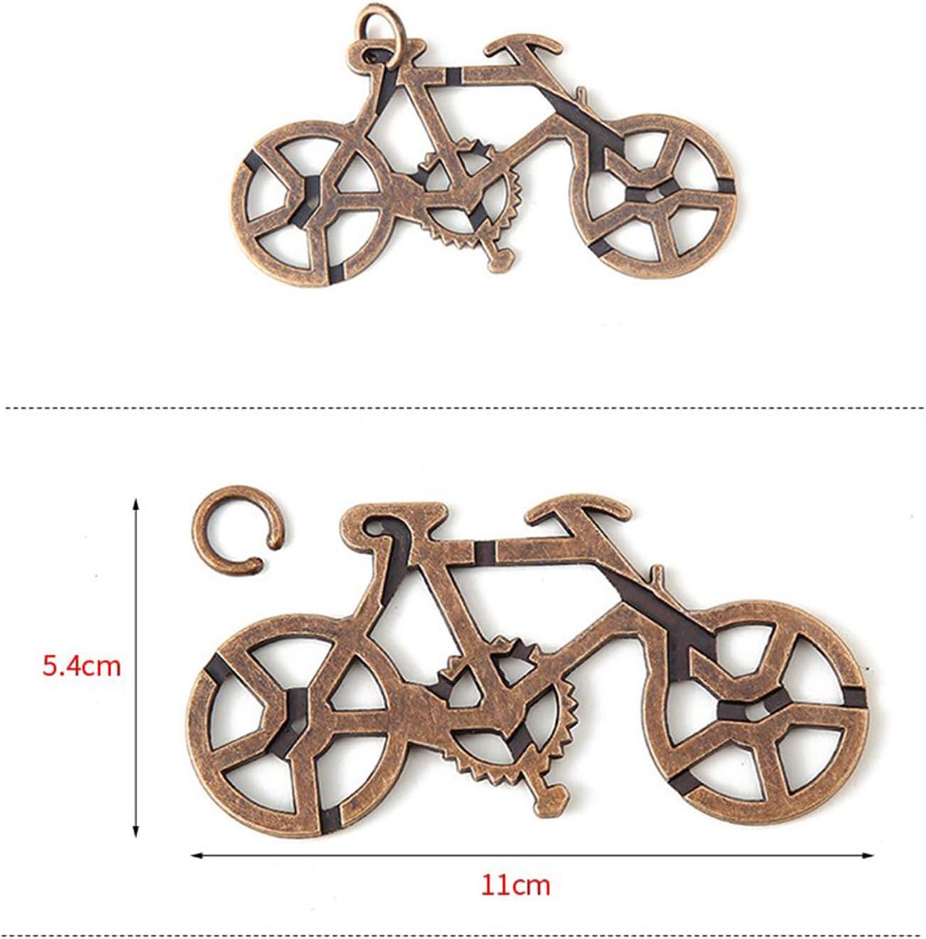 15 pcs IQ Test Puzzle Metal Wire Puzzles Mind Game Educational Toys High Difficulty Brain Teaser