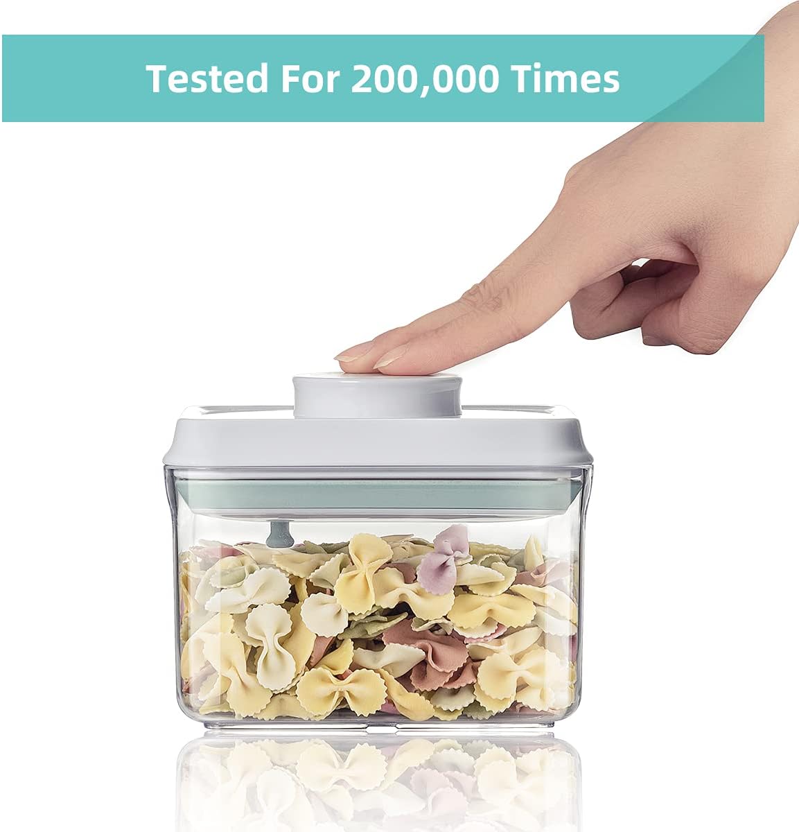 Ankou Airtight Food Storage Container - 0.32 QT (380ml Small Pop Up Food Containers With Lids, Bpa