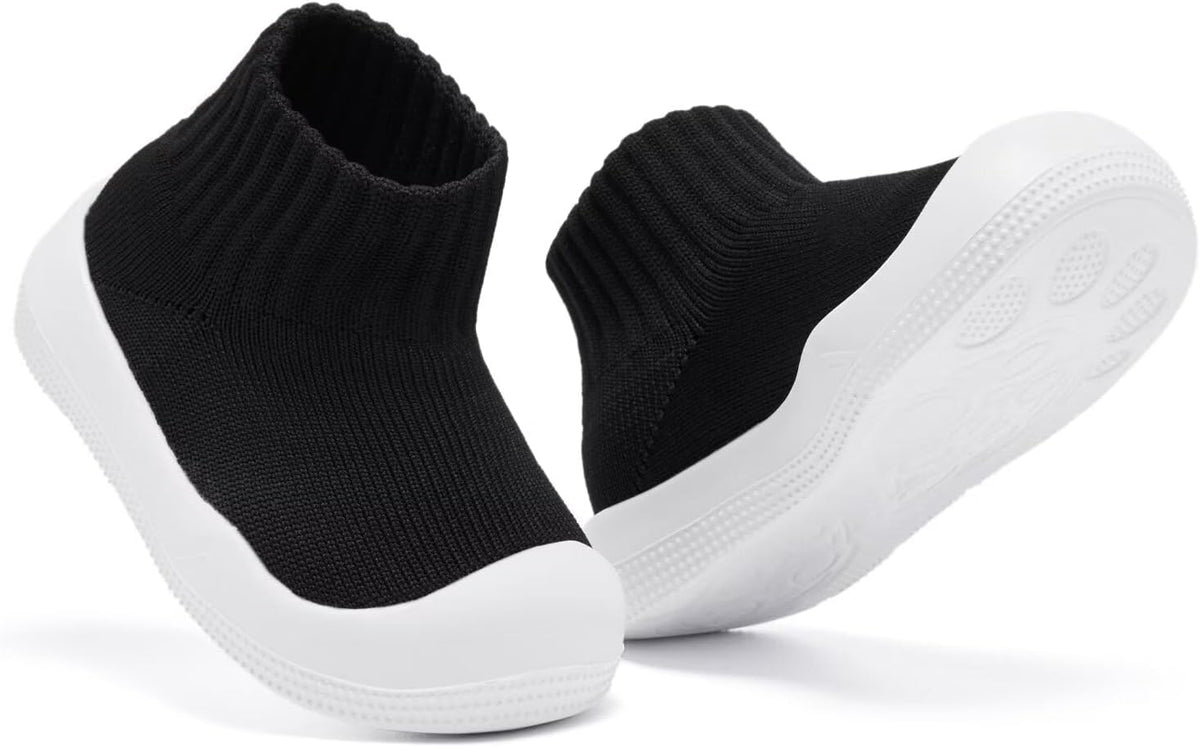 Eashi Baby Boy Girl Non-Skid Indoor Infant Walking Shoes Breathable Warm Elastic Sock Shoes with