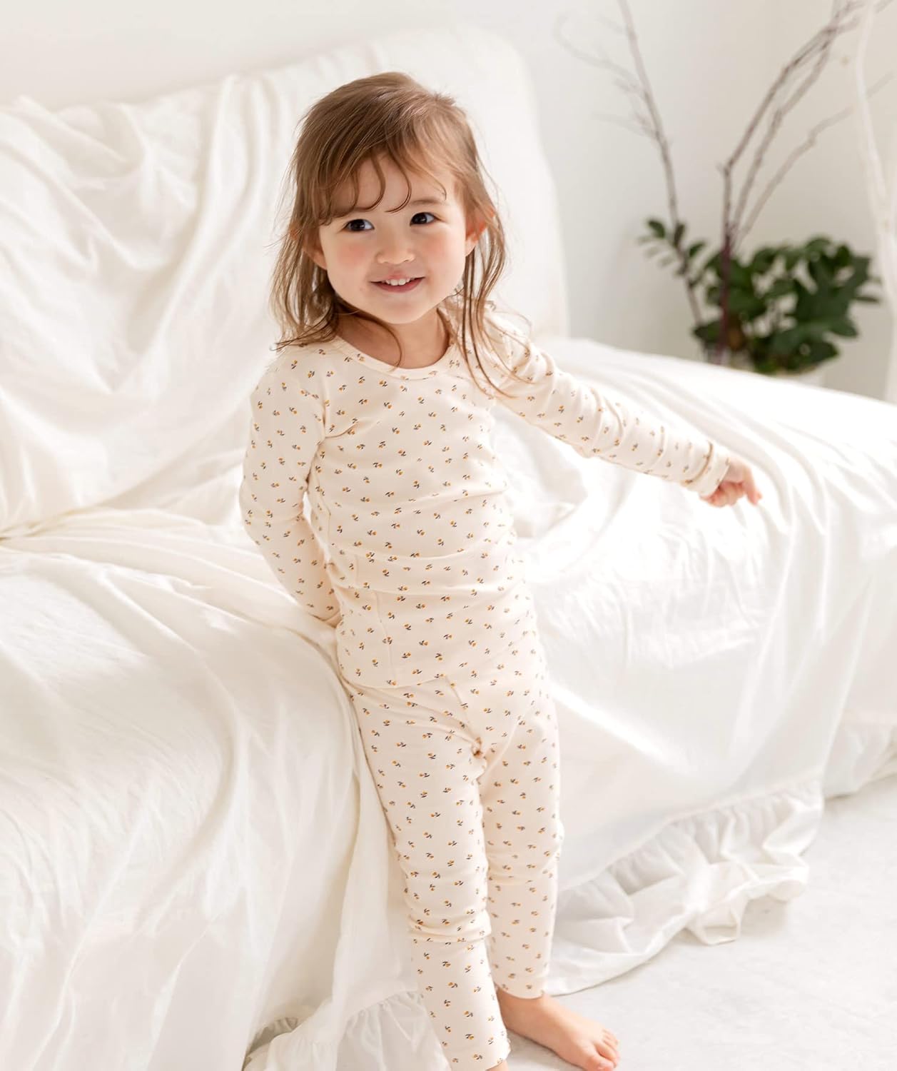 AVAUMA Baby Boys Girls Pajama Set 6M-7T Kids Cute Toddler Snug fit Pattern Design Pjs Cotton