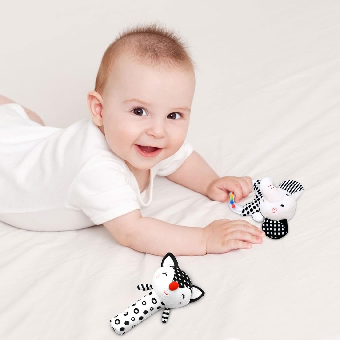 Baby Rattles 0-6 Months Newborn Toys Infant Toys 0-3 Months Rattles for Babies 0-6 Months Baby Toys