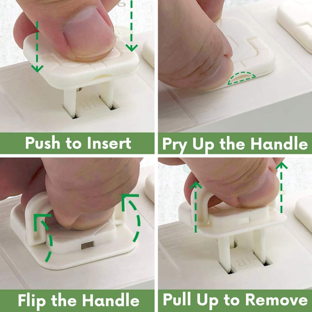 Outlet Covers Baby Proofing Socket Protectors Child Safety Plug Caps Difficult for Toddler to