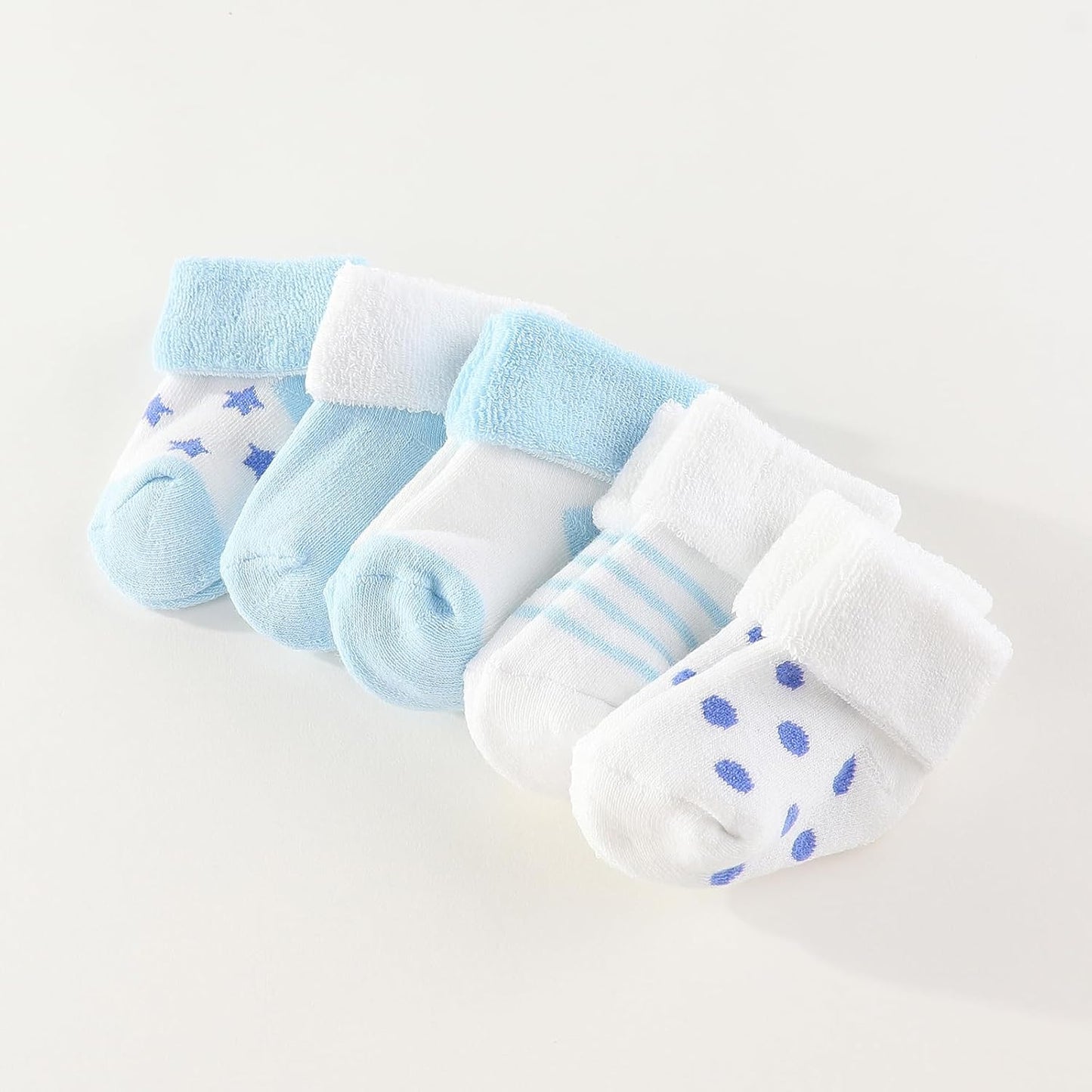Baby Hats Mittens and Socks Set Cotton Newborn Hat Beanie Soft Infant Girls Boys Caps Gloves 0-6