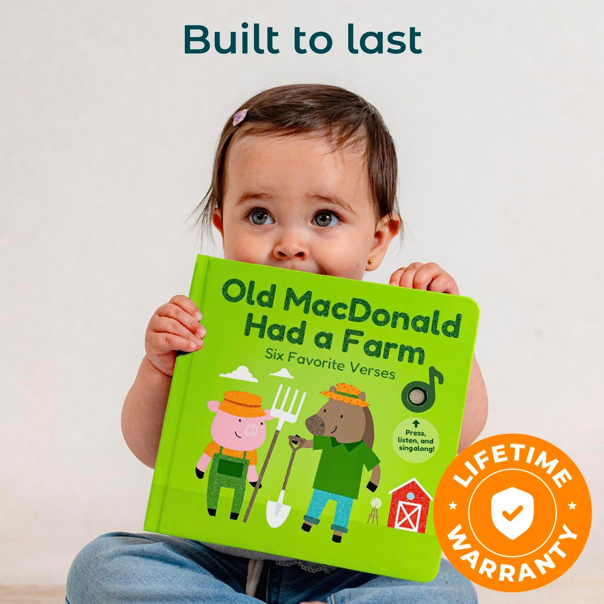 Cali's Books Old Macdonald Had a Farm | Interactive Books for 1 Year Old, Books for 2 Year Olds
