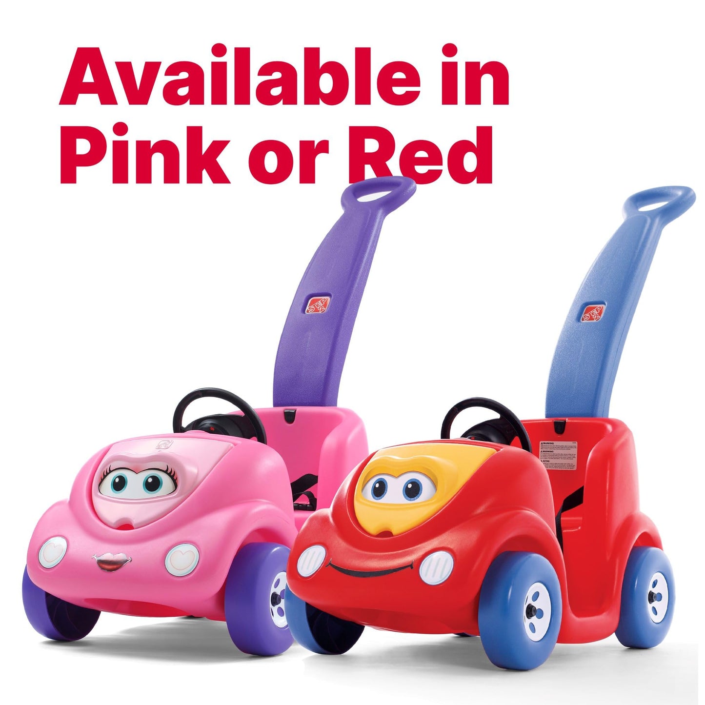 Step2 Push Around Buggy Kids Push Car, Ride On Toy, Stroller Substitute, Includes Seat Belt & Horn