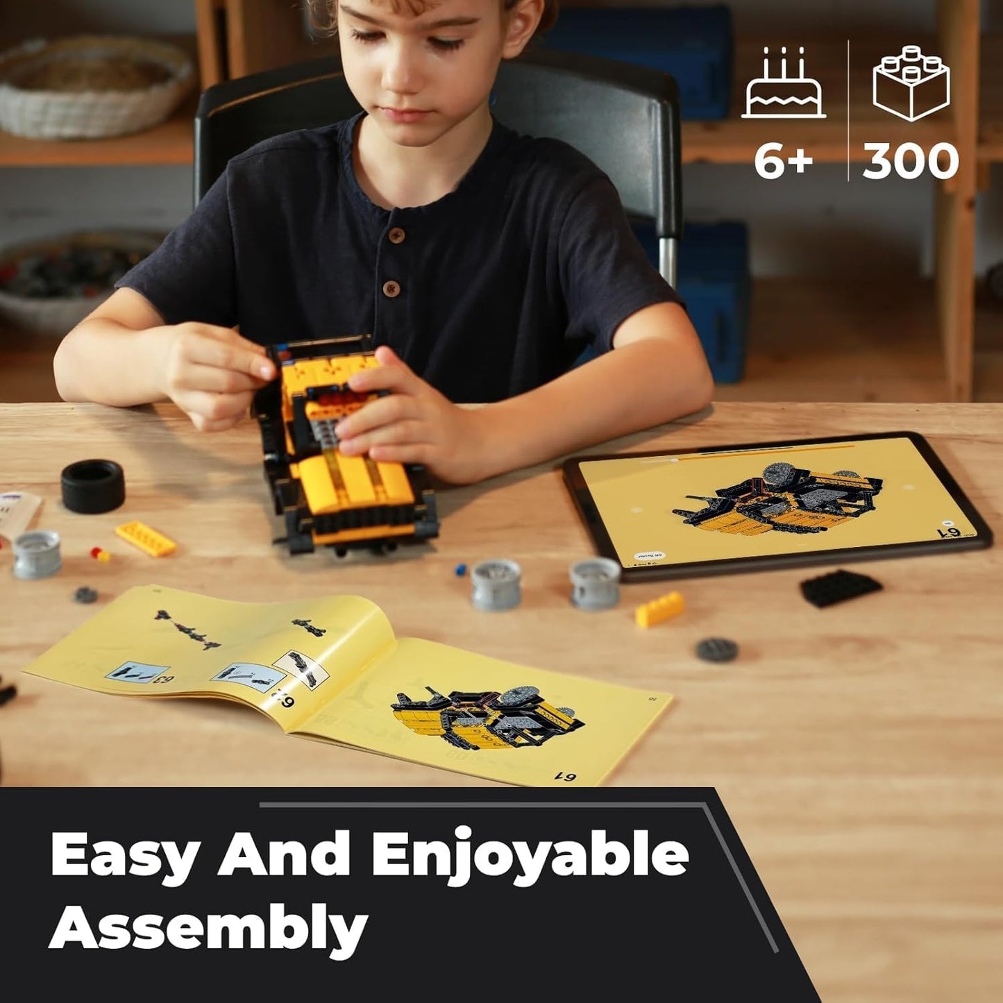Robot R 4-in-1 Robot Building Kit, APP Remote Control STEM Coding Toys, Educational Gifts for Boys