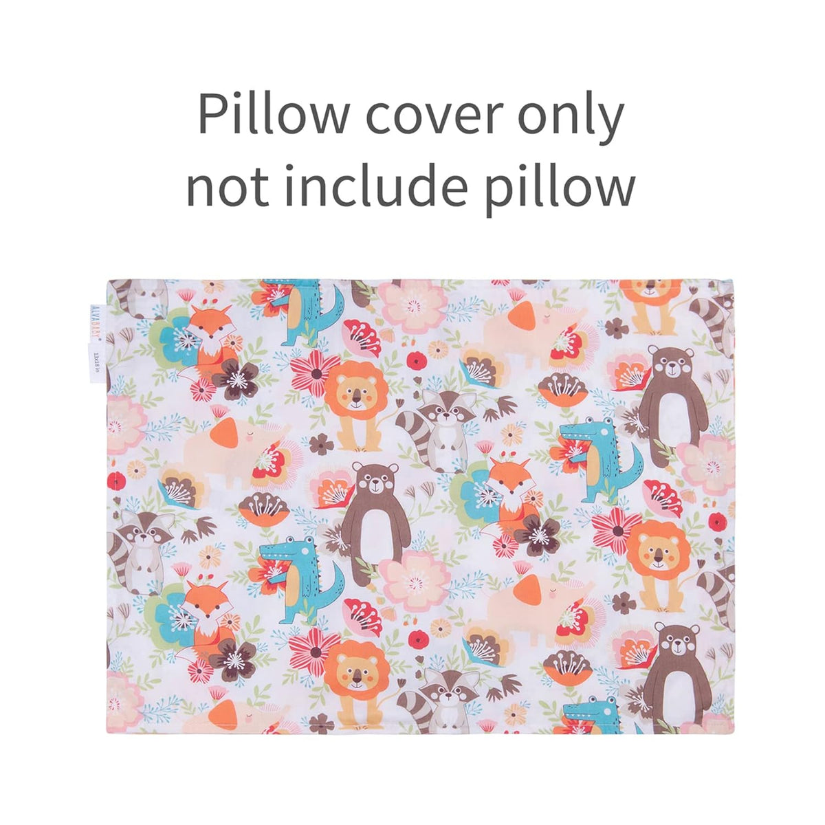 ALVABABY Toddler Pillowcases 2 Pack Organic Cotton Kids Pillow Cover Fit 13"x 18" or 12"x28"