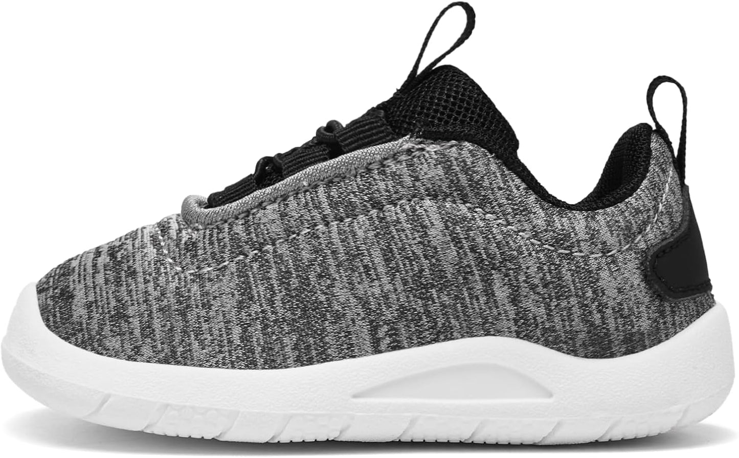 MORENDL Toddler Slip On Sneakers Baby Walking Shoes Non-Slip Breathable Unisex Pink Mesh Lace-Up