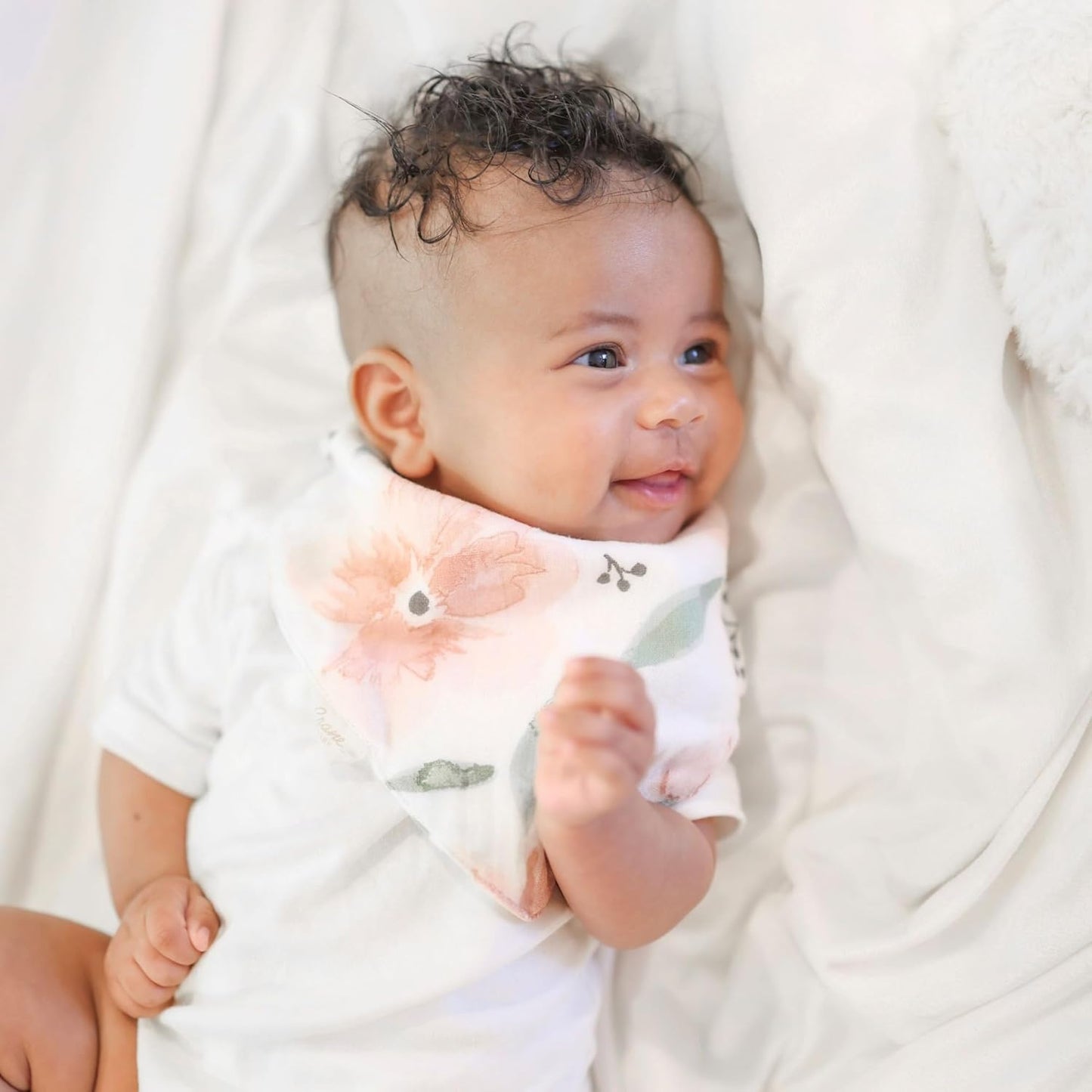 Crane Baby Soft Muslin Baby Bib Set, Adjustable and Absorbent Bandana Style Bibs for Boys and