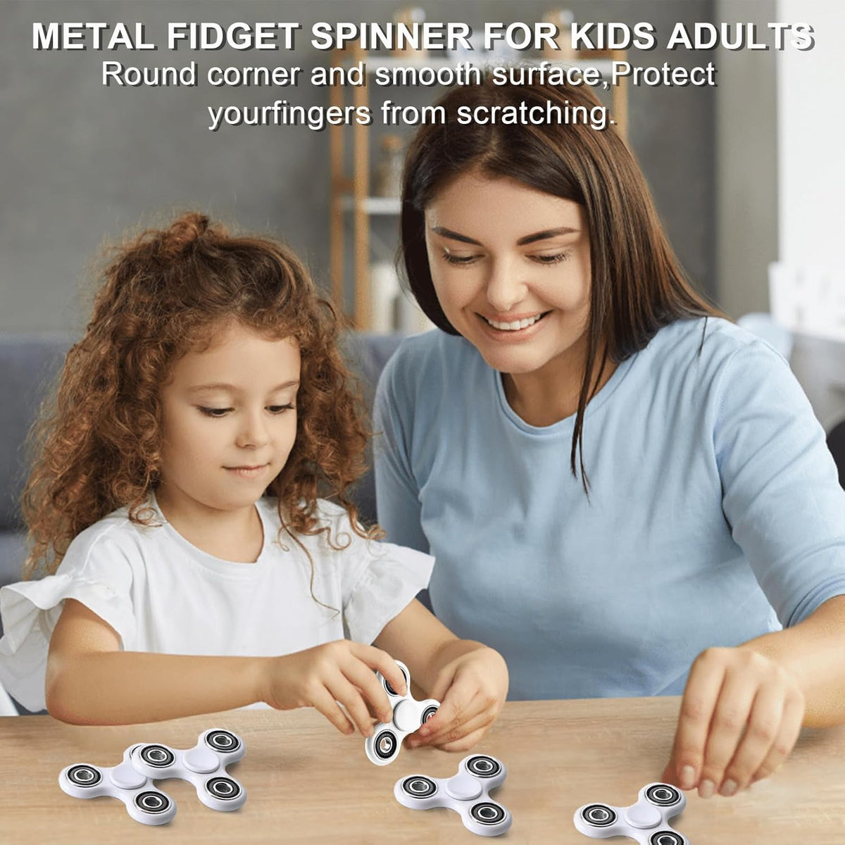 SCIONE Fidget Spinner Toy 1 Pack, Stress Anxiety Relief Sensory Fidget Toys for Kids Adults, Cool