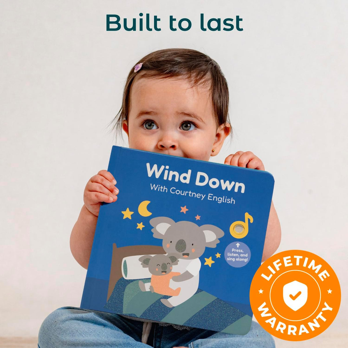 Cali’s Books Wind Down – USB-C Rechargeable Baby Book for Toddlers 1-3 | Expert-Designed Bedtime