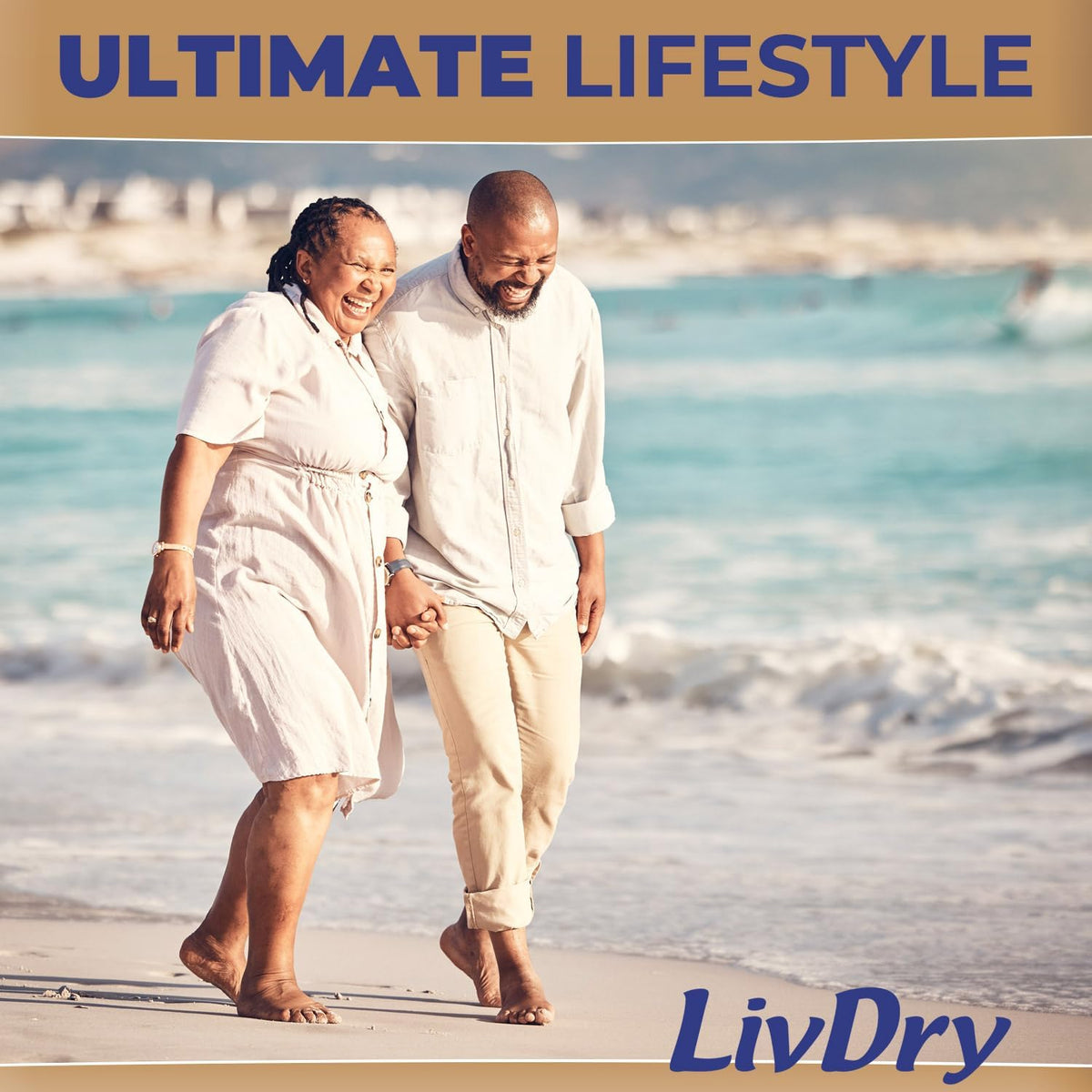 LivDry Ultimate XL Adult Incontinence Underwear, High Absorbency, Leak Cuff Protection, X-Large