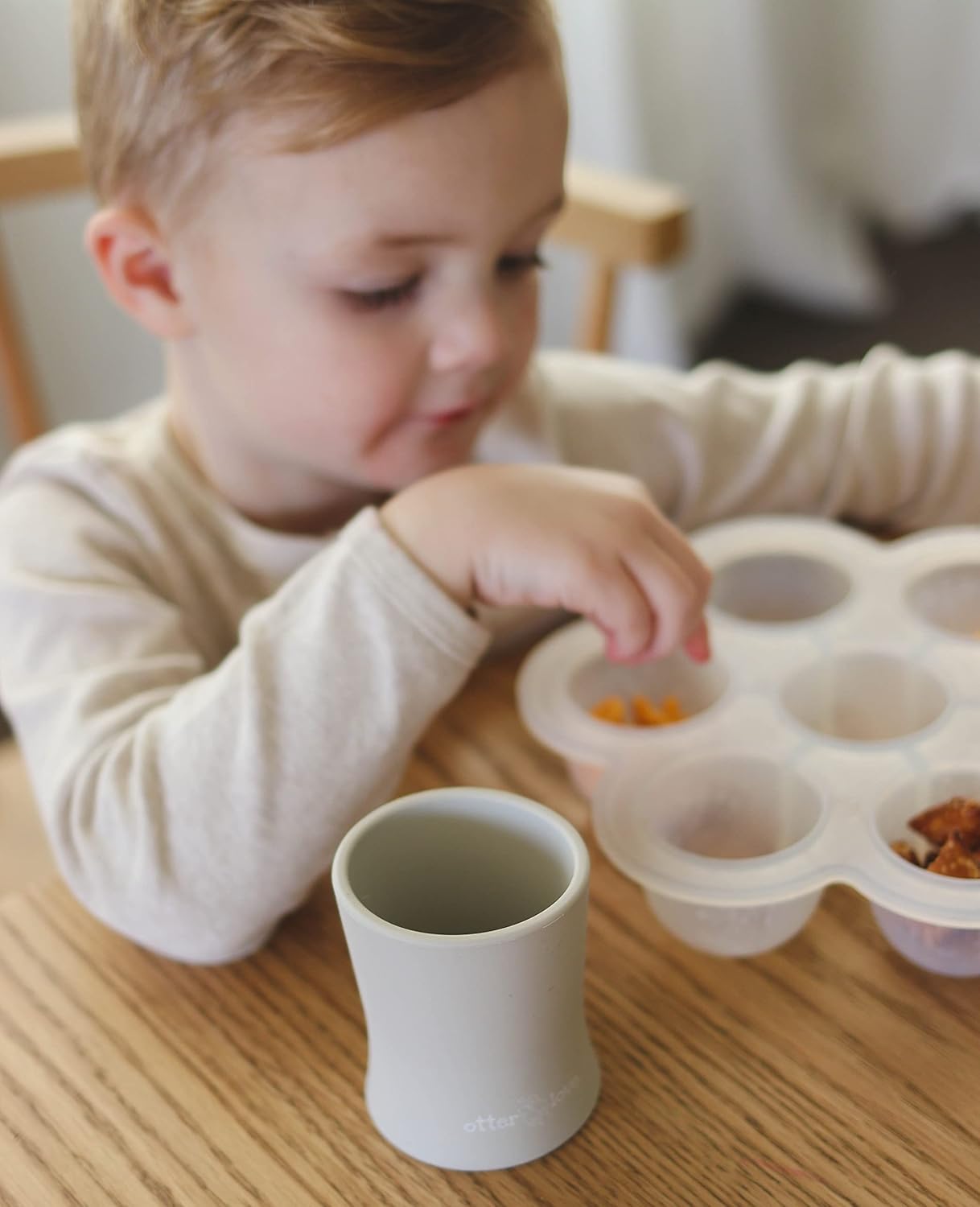 otterlove Silicone Baby & Toddler Training Cup - Pediatric OT Approved - 100% Platinum Pure LFGB