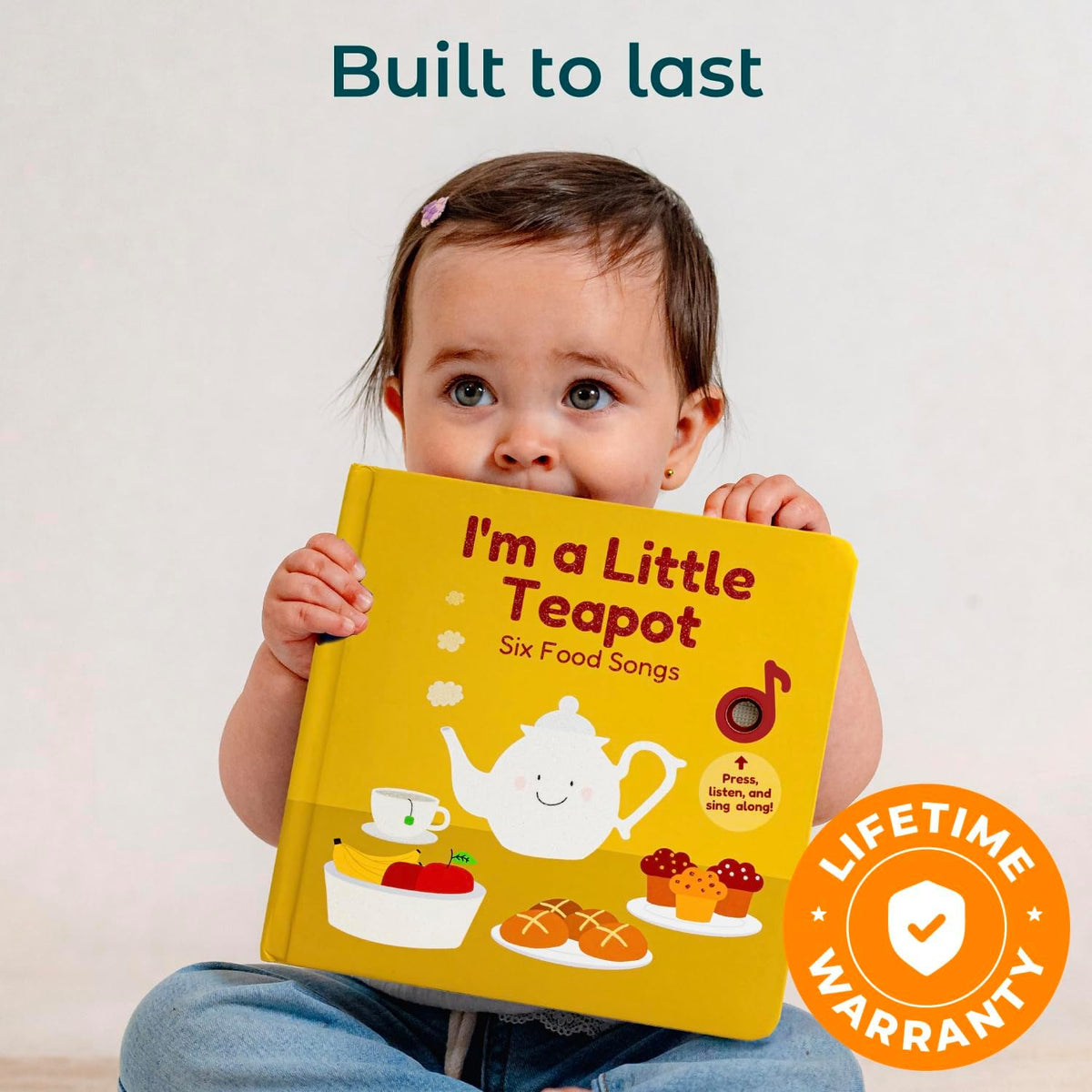 Cali's Books I'm a Little Teapot Interactive Musical Book for Toddlers 1-3 | Books for 1 Year Old |