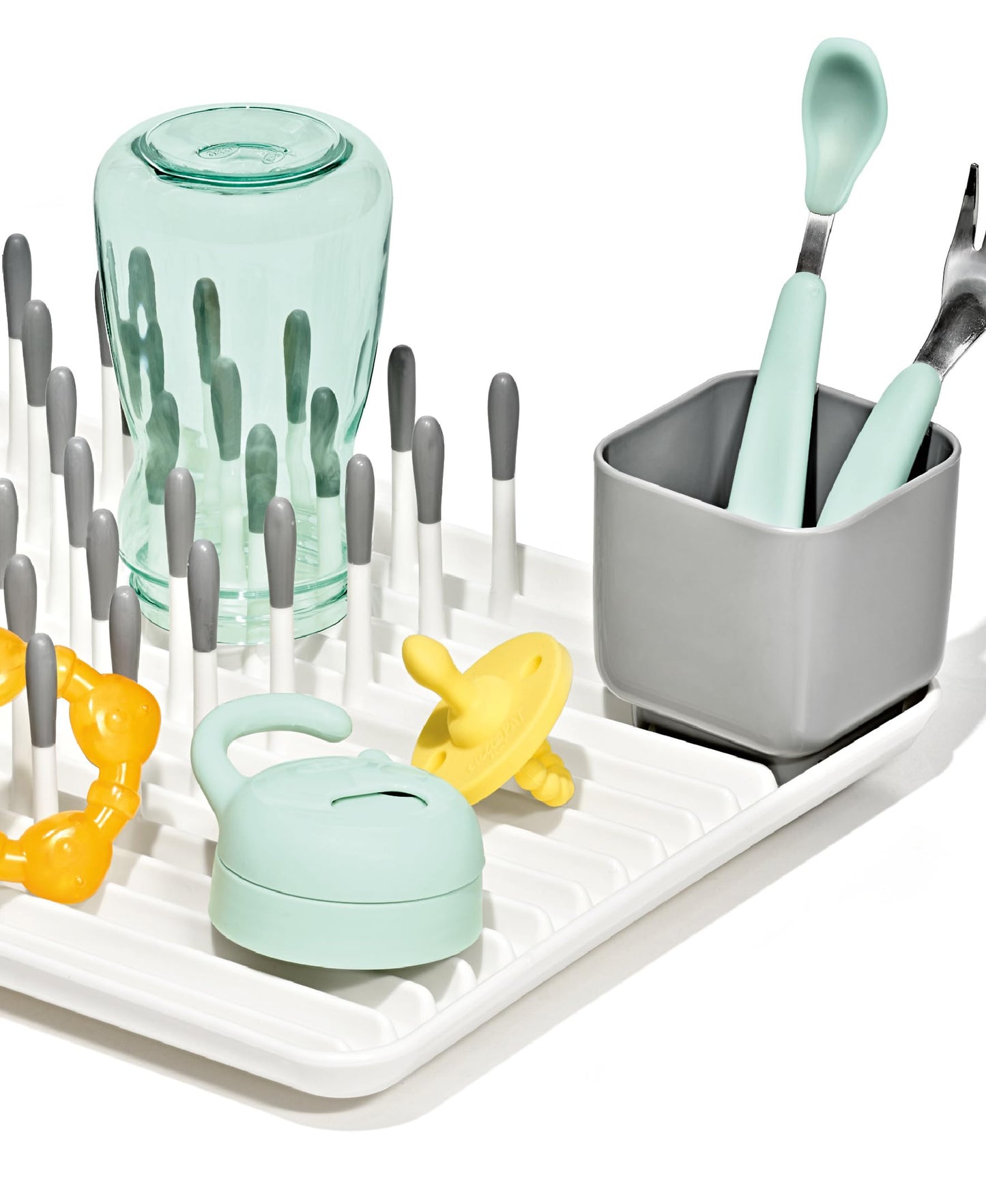Newborn Essential, Dries Bottles And Accessories, Built-In Drain Board, Compact Design, Easy To