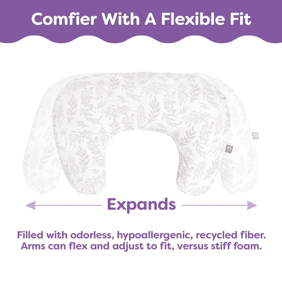Boppy Nursing Pillow - Ergonomic Bottle & Breastfeeding Pillow with High, Firm, Large Area