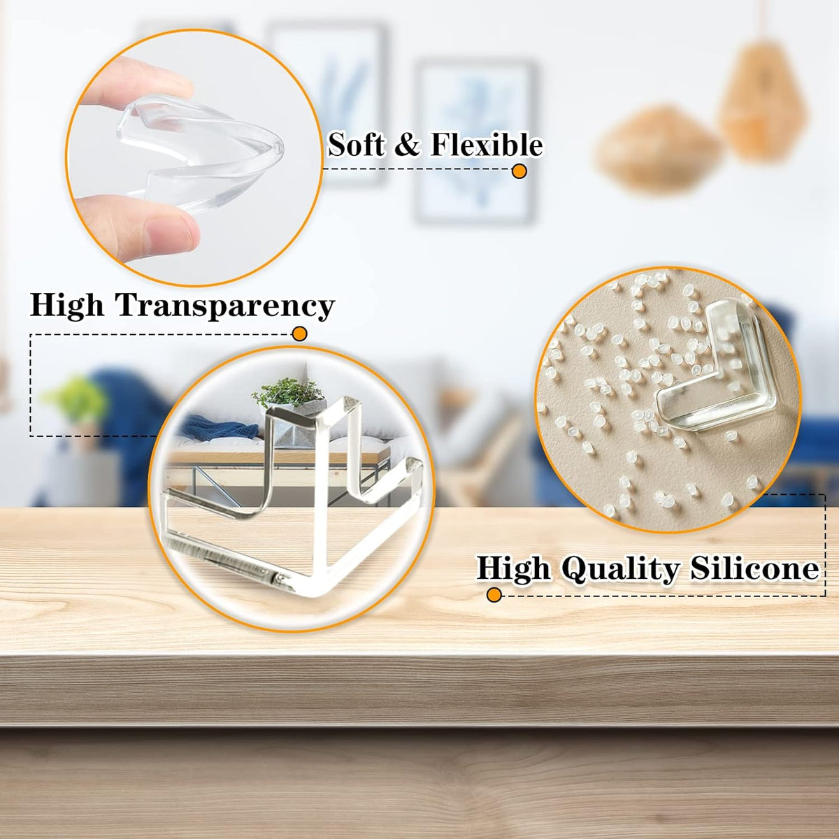 20 Pack Corner Protectors, Clear Corner Guards Table Edge Protectors, Baby Safety Corner Bumpers