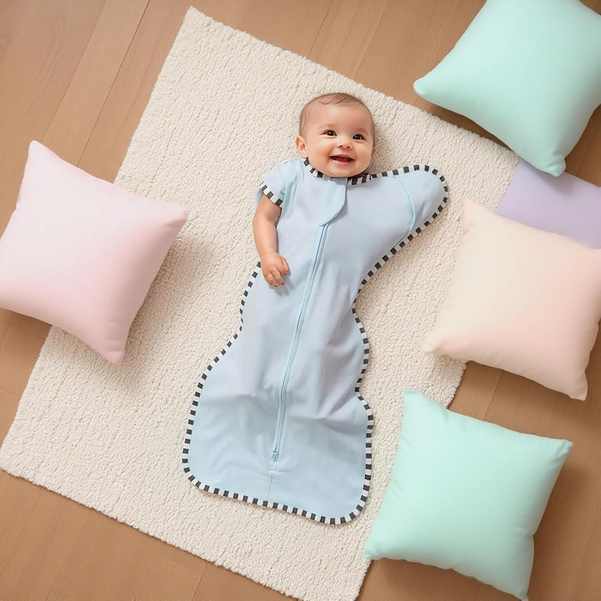 2-Pack Baby Transition Swaddle Set, Breathable Infant Sleep Sack, Soft Swaddling Sack for Boy Girl