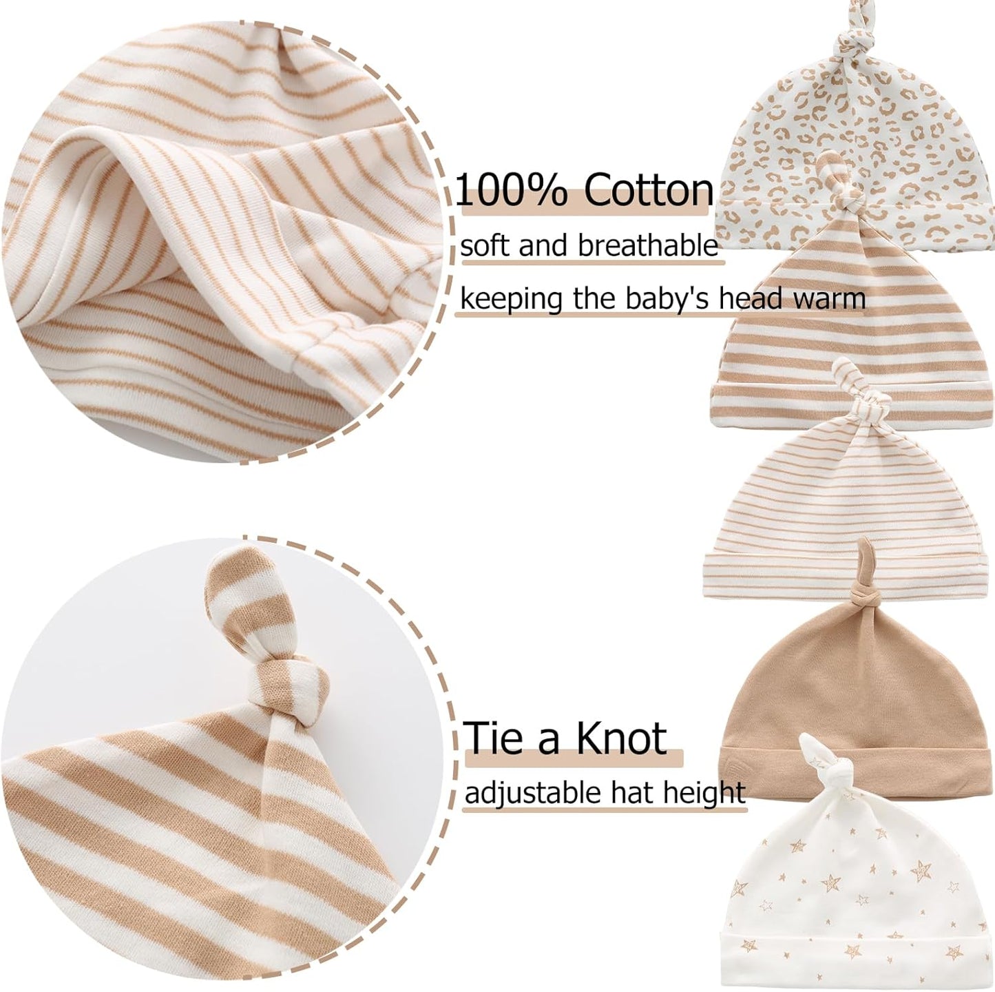Baby Hats Mittens and Socks Set Cotton Newborn Hat Beanie Soft Infant Girls Boys Caps Gloves 0-6