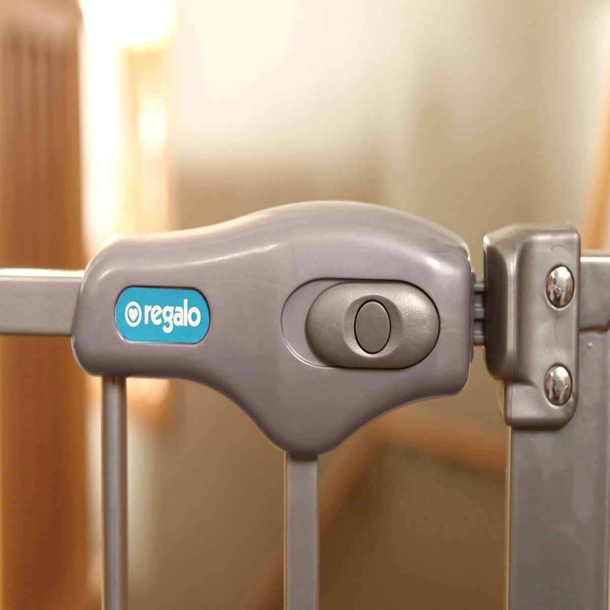 Regalo Easy Step 49-Inch Extra Wide Baby Gate, Includes 4-Inch and 12-Inch Extension Kit, 4 Pack of