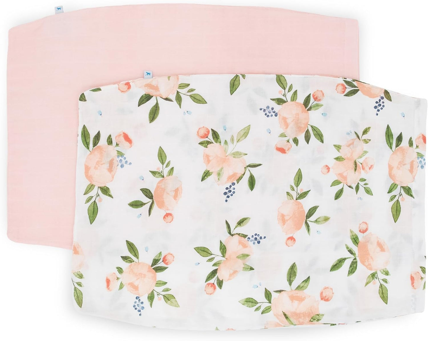 Little Unicorn Standard Pillowcase 2 Pack | Super Soft & Breathable Muslin Fabric | Snug Envelope