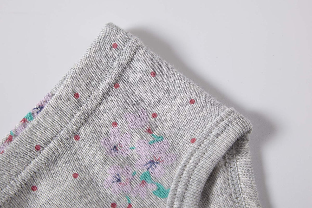 Cadidi Dinos Little Girls' Soft Cotton Underwear Kids Cool Breathable Comfort Panty Briefs Toddler