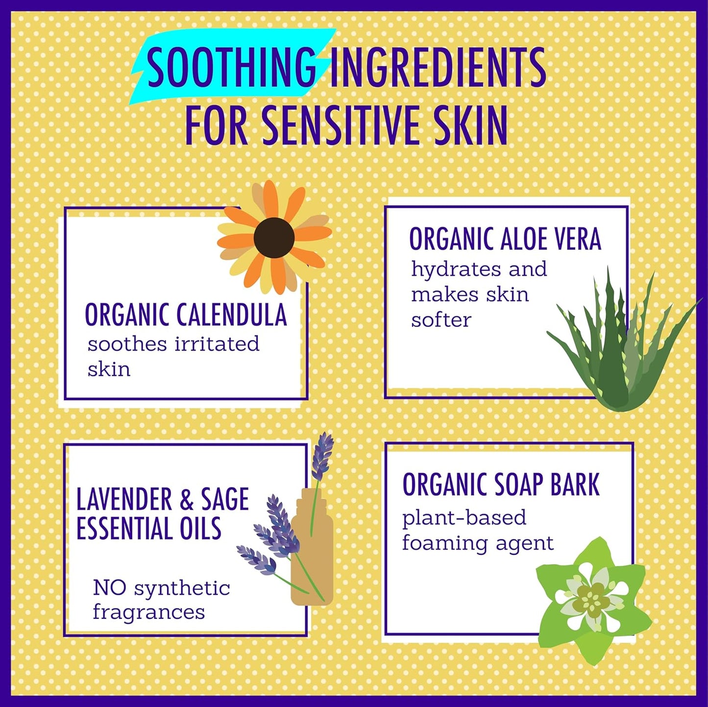 California Kids Shampoo + Body Wash | Chillax Lavender Body Wash | Gentle Skin Care for Kids +