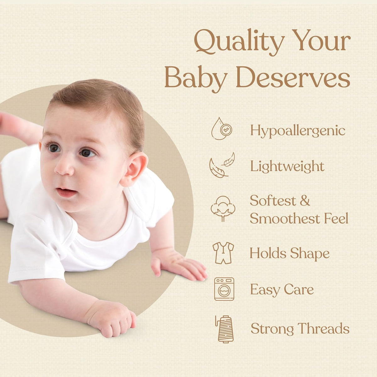 Pimbi&Bimpi Baby Bodysuit - Short Sleeve | Premium Peruvian PIMA Cotton | Gender Neutral Baby