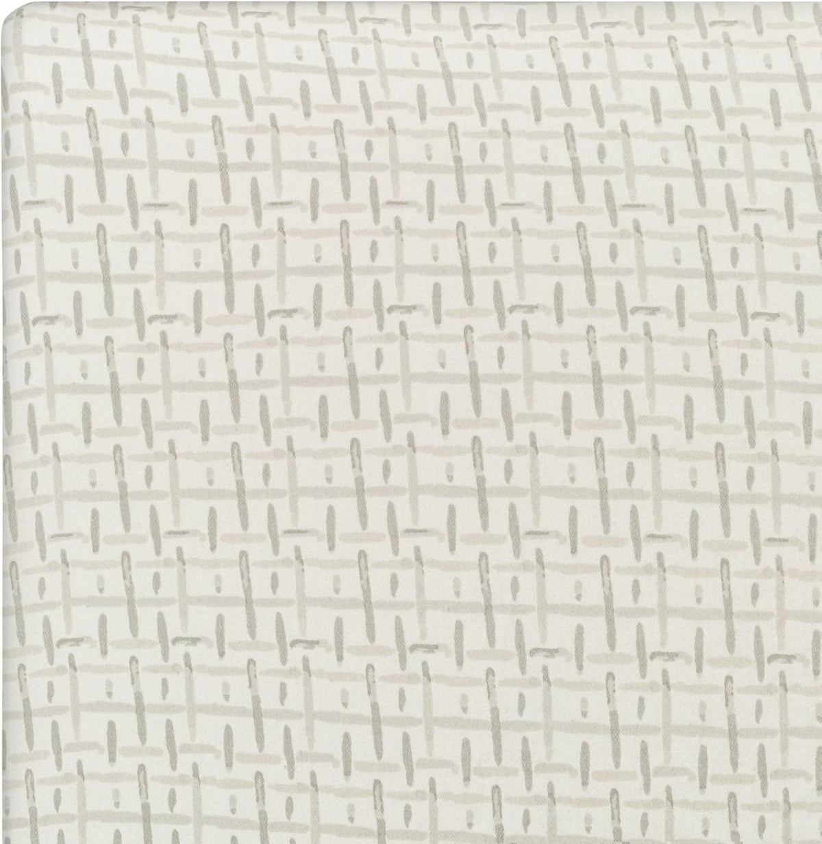 Crane Baby Crib Sheet, Neutral Hashtag Crib Sheets & Toddler Sheets, 100% Cotton Crib Sheets for