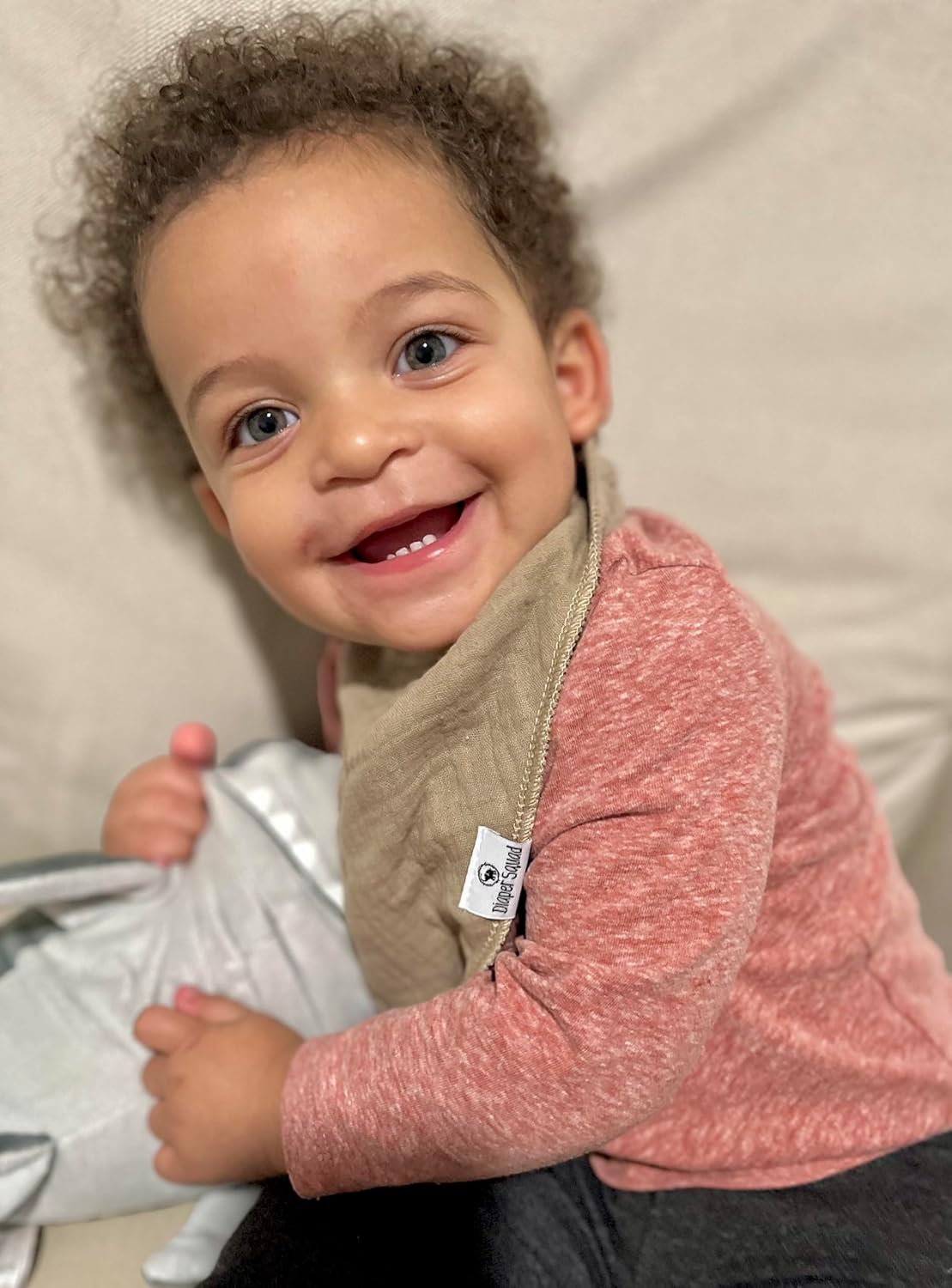 DiaperSquad's Baby Bibs for Drooling and Teething, Bibs for Boys, Baby Girl - Solid Cotton Baby