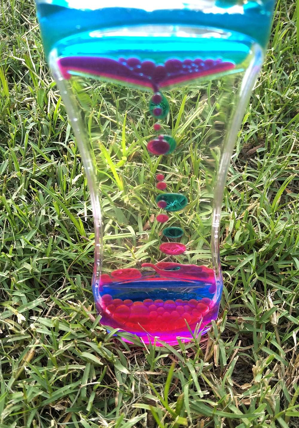 YUE MOTION Liquid Motion Bubbler - Calming Toys for Kids and Adults - Liquid Hourglass - Handheld