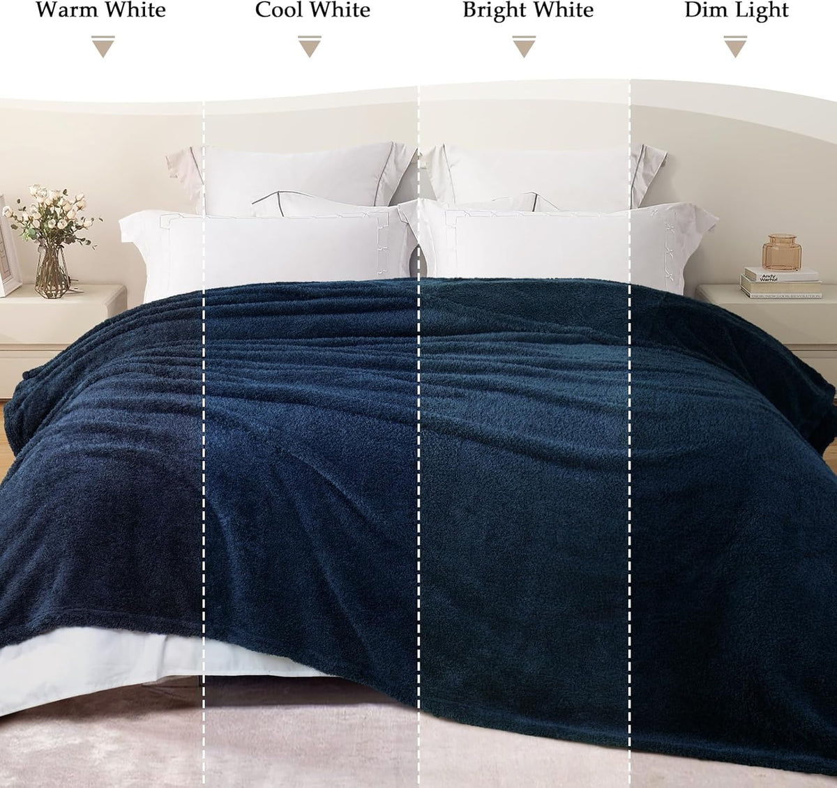 Exclusivo Mezcla Fleece Blanket for Couch, Soft and Cozy Twin Blankets for Women Men Girls Kids