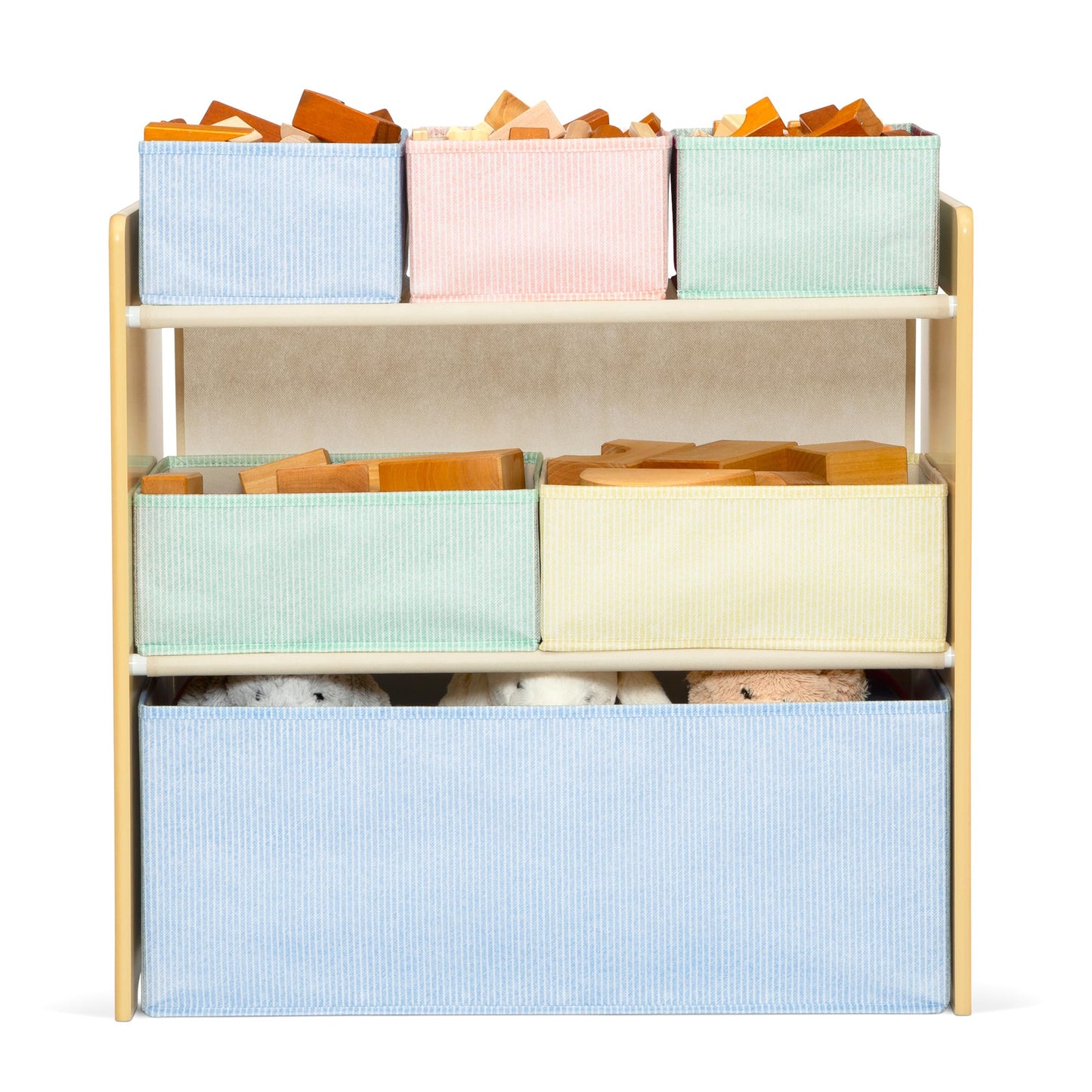 Delta Children - GapKids 6 Bin Toy Organizer - Greenguard Gold Certified, Pastel