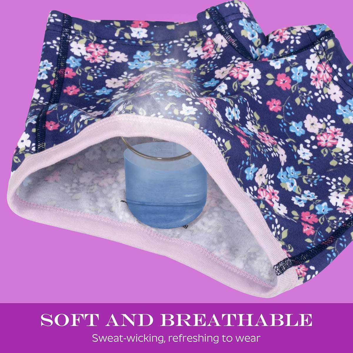 BIG ELEPHANT 10 Pack Toddler Girls' Underwear Boxer Briefs,100% Cotton Super Soft Breathable