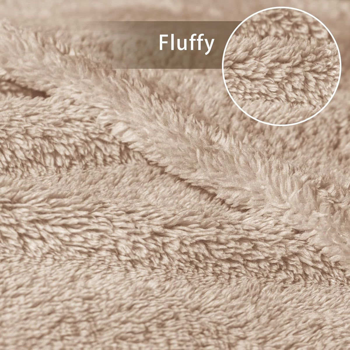 Exclusivo Mezcla Soft Fleece Throw Blanket for Couch, Super Soft Velvet Plush Bed Blanket, Fuzzy