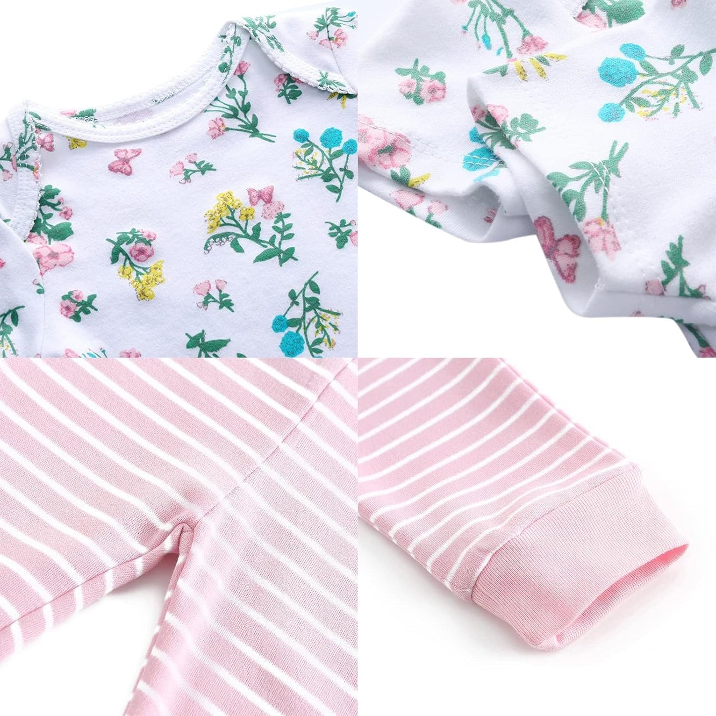 Newborn Layette Gift Set 27-Piece Baby Girl Clothes Bodysuits, Pants Essentials and Accessories