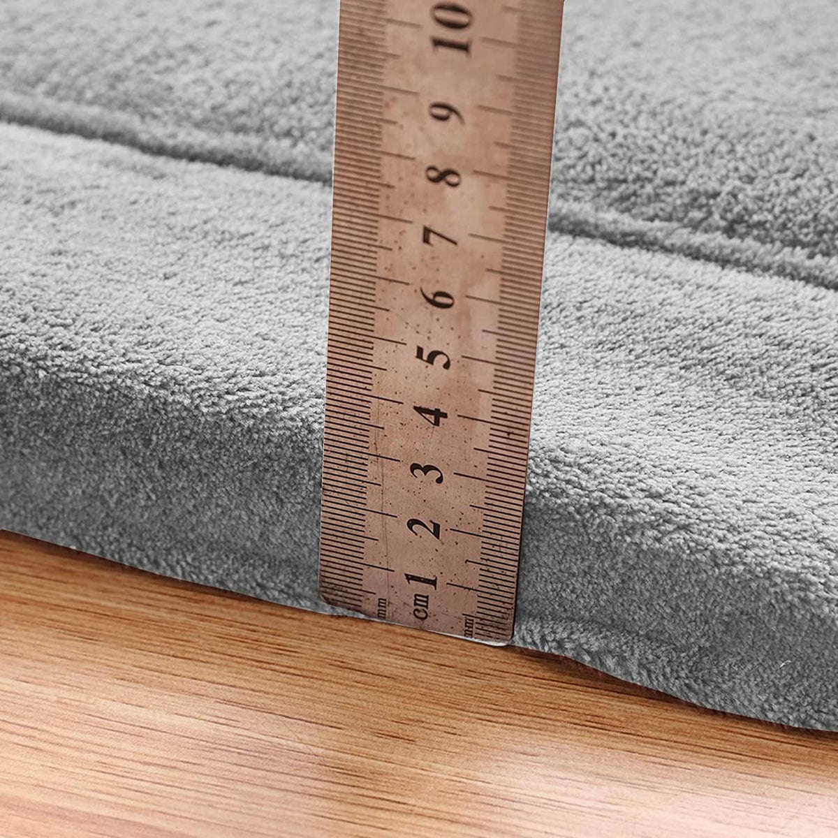 MAXYOYO Baby Play Mat, 1.2" Thick Memory Foam Soft Padded Carpet with Non-Slip Backing, 5x7 ft