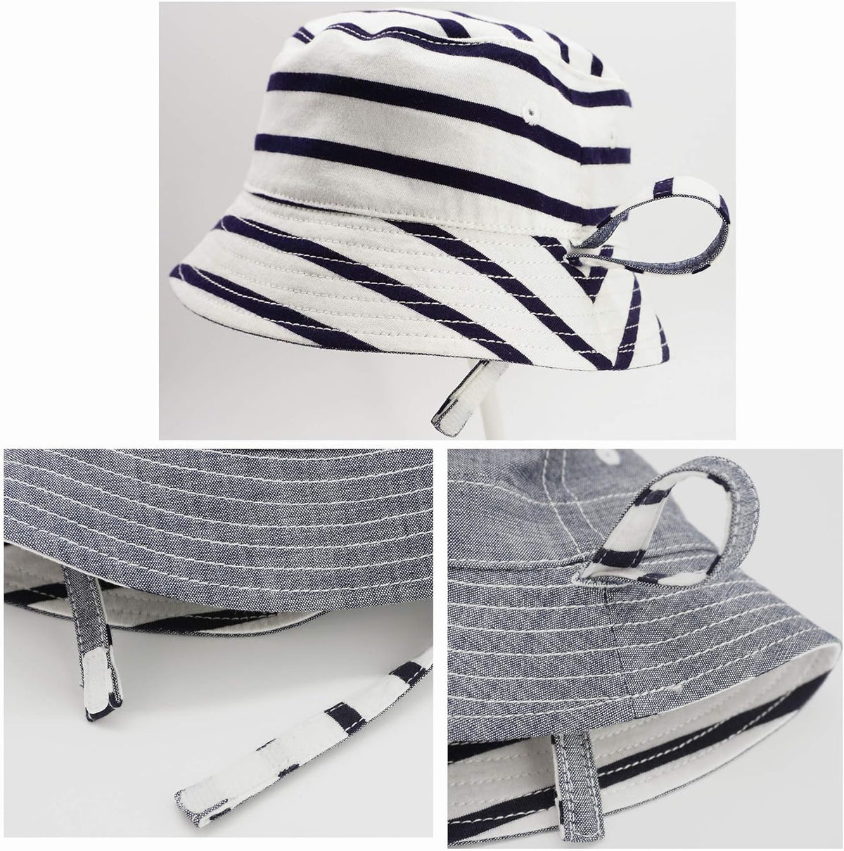 Keepersheep Baby Baseball Cap Infant Sun Hat, Cotton Knit with Soft Brim, Adjustable Soft Newborn