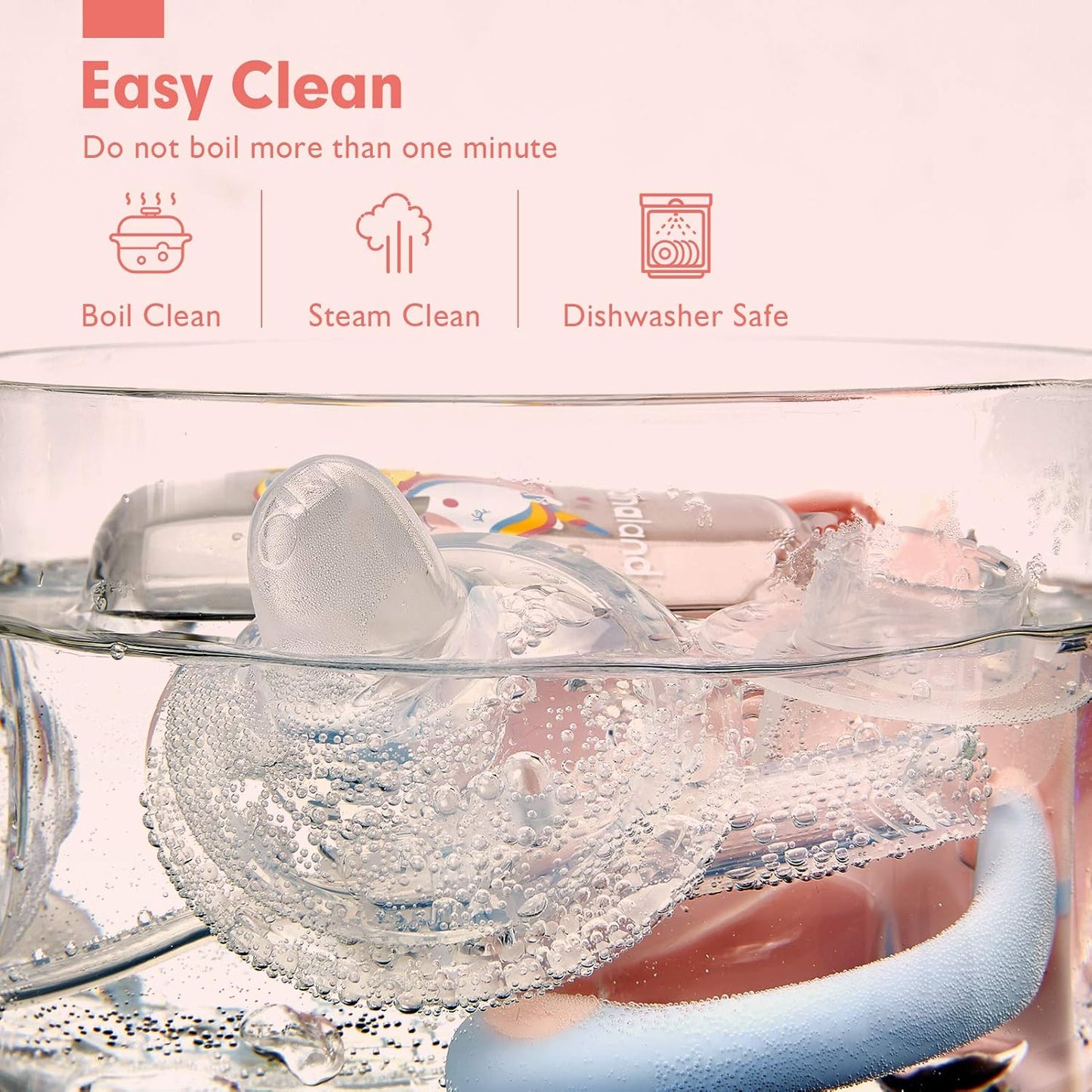 hahaland Sippy Cup for 6+ Month Old - 2 in 1 Spout & Straw Sippy Cups for Toddlers 1-3 No Spill