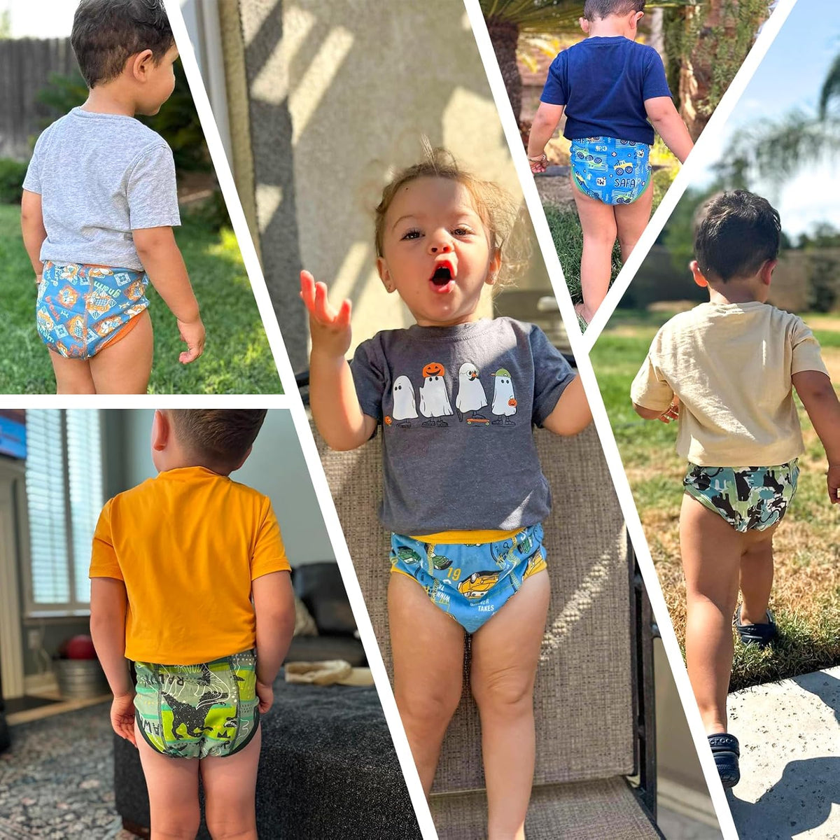 MooMoo Baby Potty Training Underwear 10 Packs Absorbent Toddler Training Pants for Boys and Girls