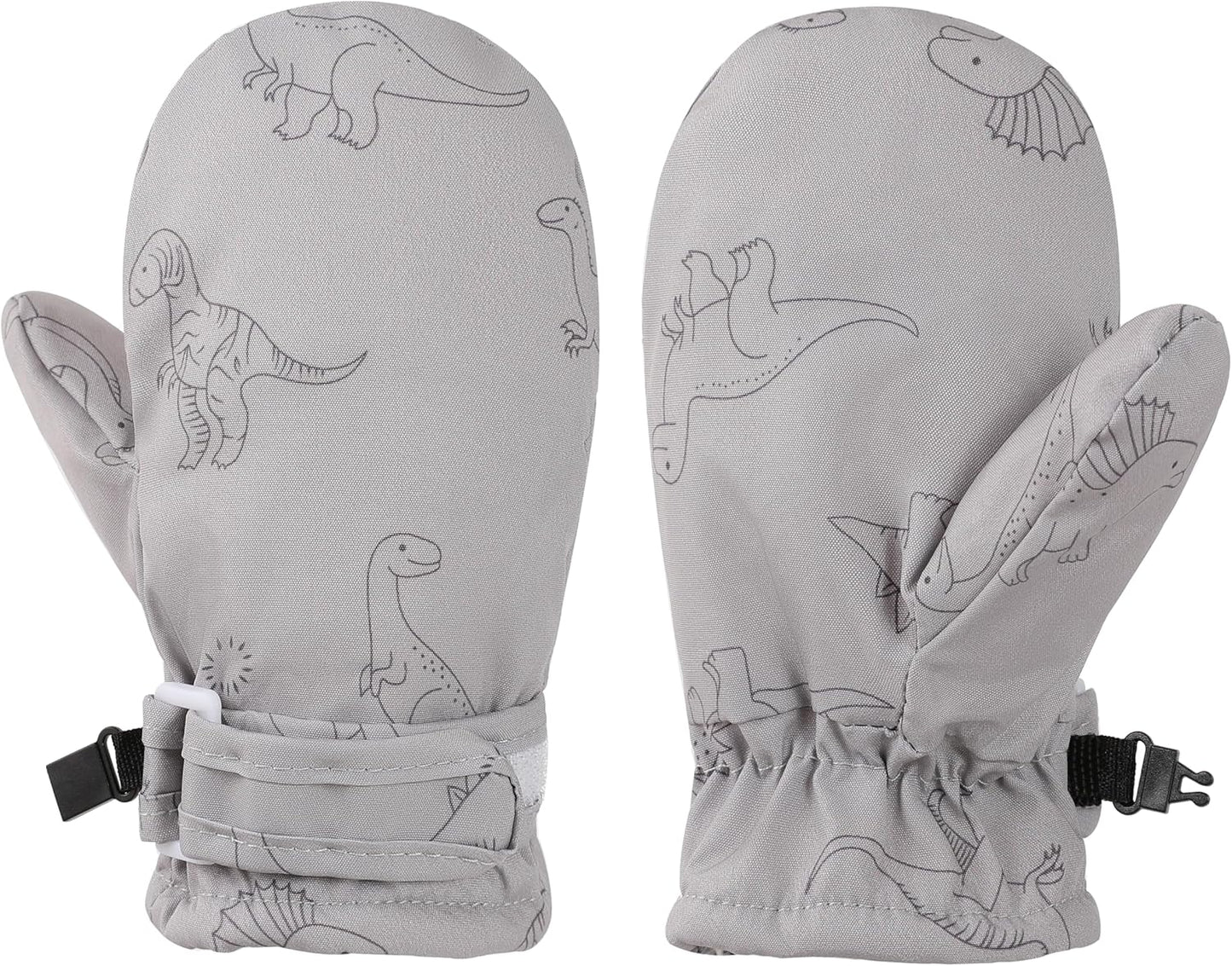 Toddler Gloves Kids Mittens Winter Warm Lined Fleece Gloves Waterproof Snow Baby Mitten for Boys
